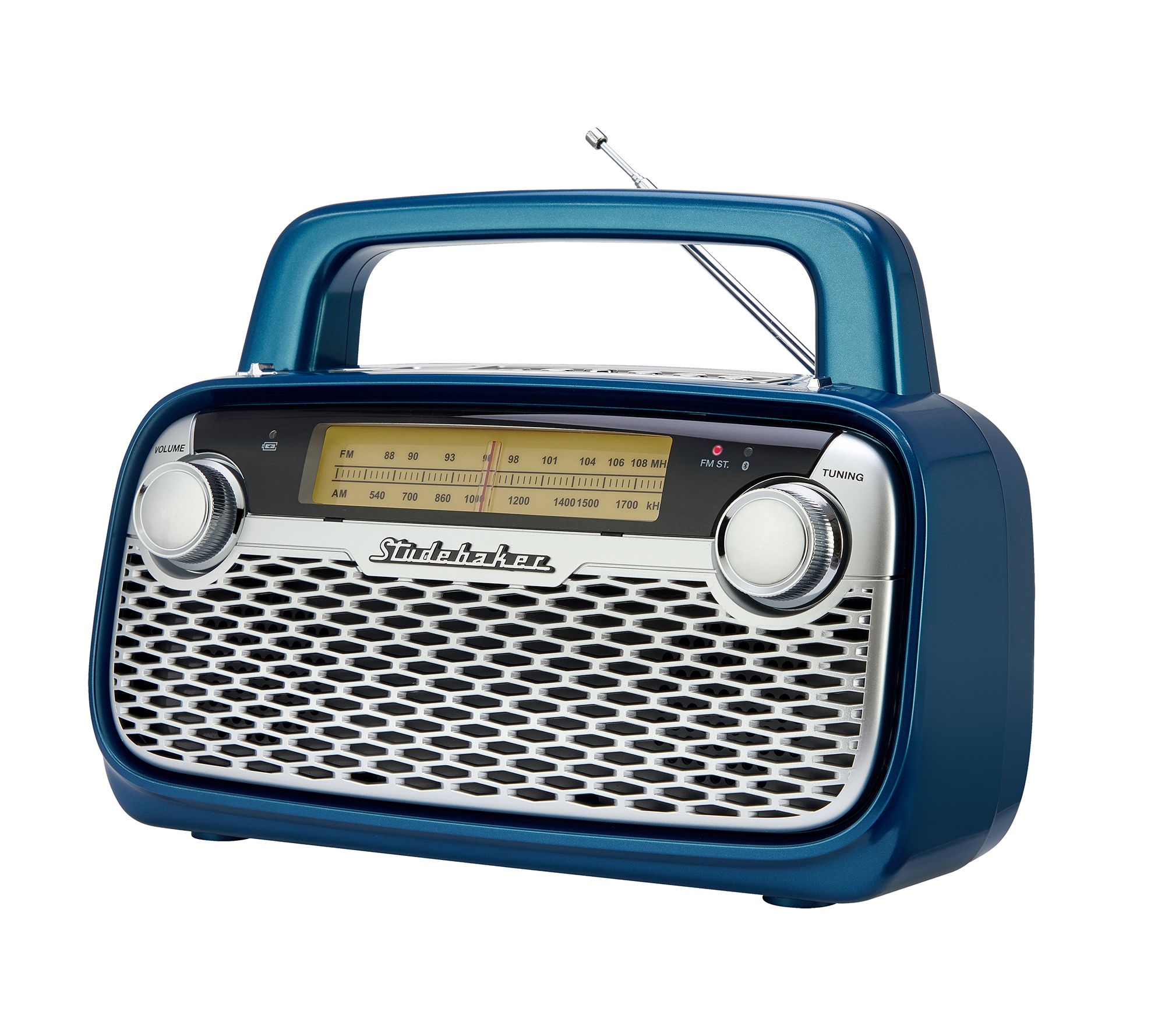 Studebaker Retro AM/FM Bluetooth Rechargeable Radio