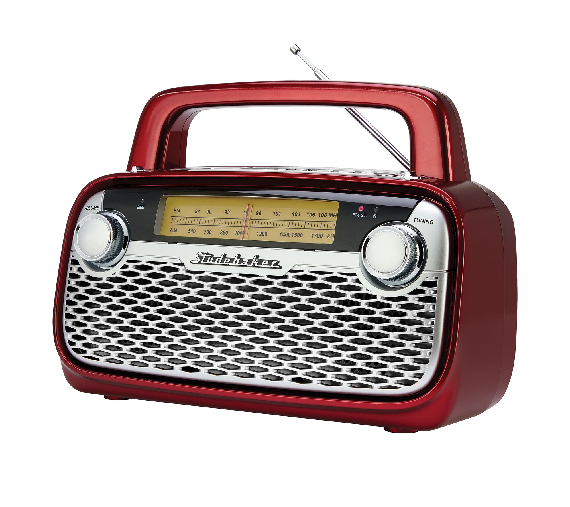 Studebaker Retro AM/FM Bluetooth Rechargeable Radio