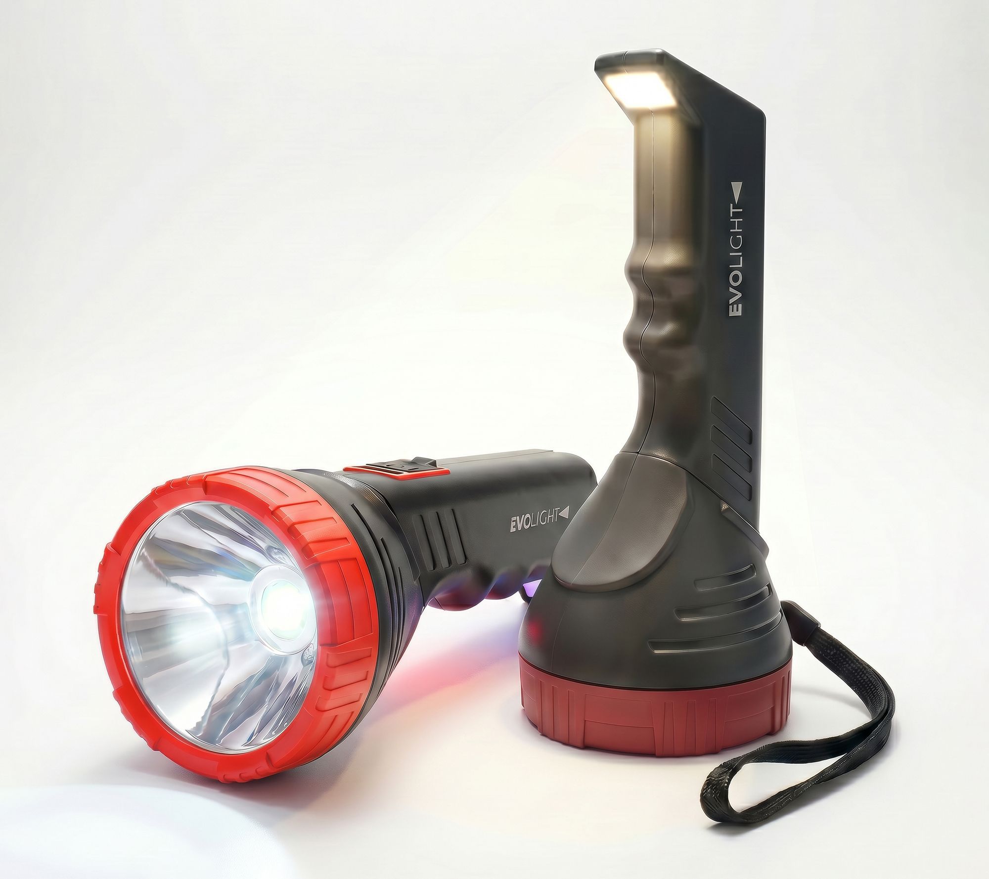  EVOLight 2.0 Set of 2 Rechargeable Flashlights w/ Power Banks - E330853