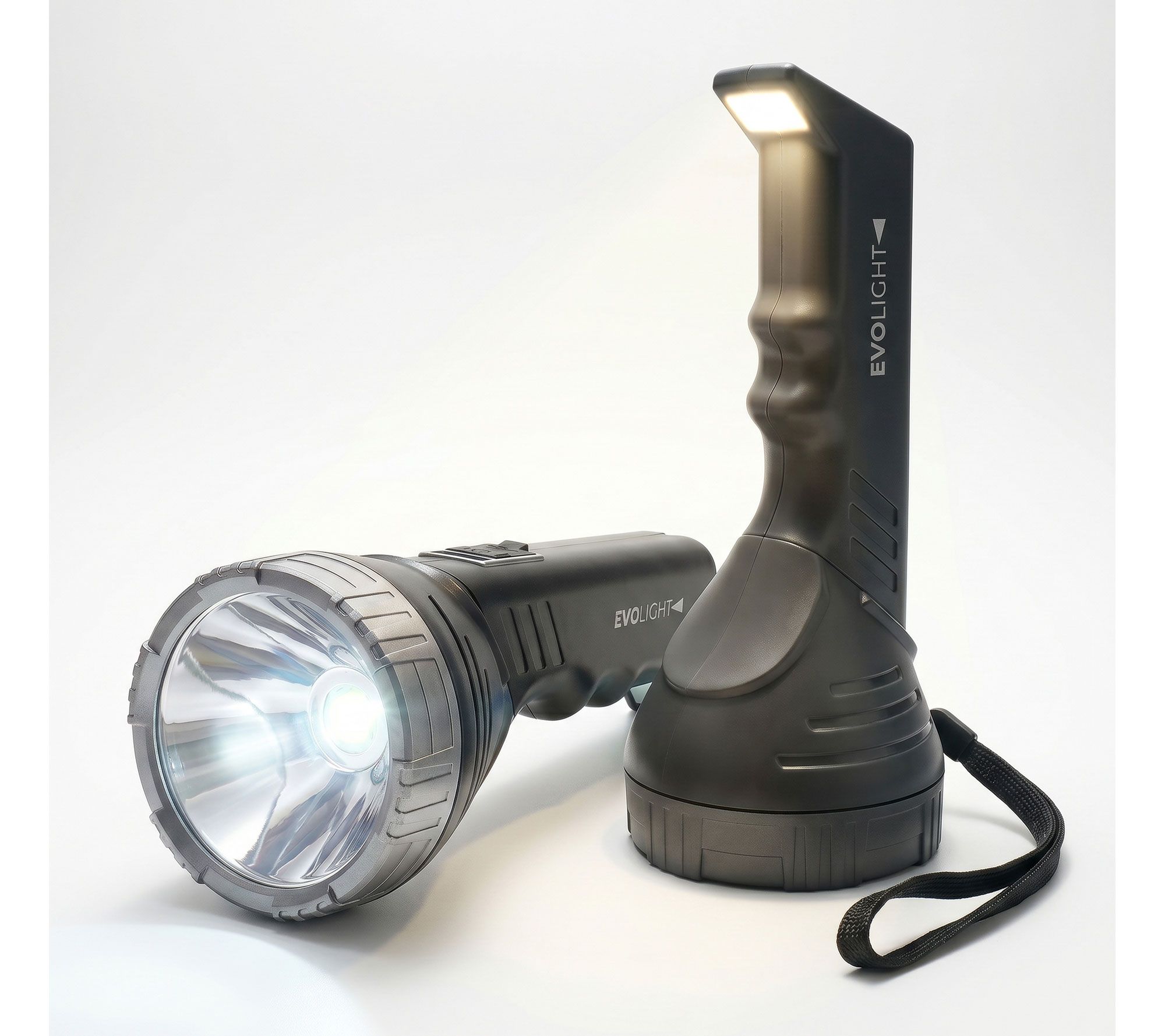 EVOLight 2.0 Set of 2 Rechargeable Flashlights w/ Power Banks