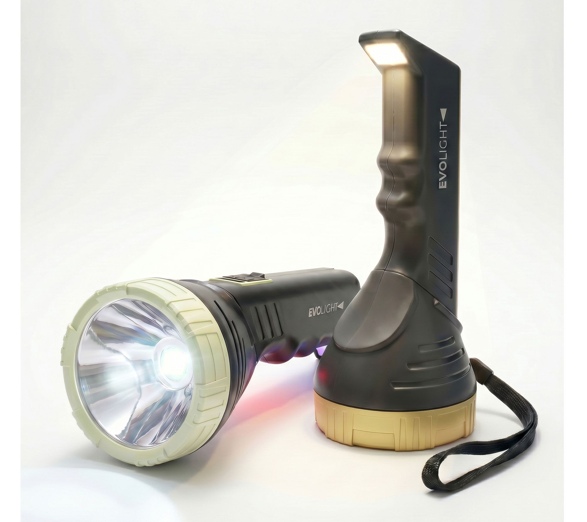 EVOLight 2.0 Set of 2 Rechargeable Flashlights w/ Power Banks