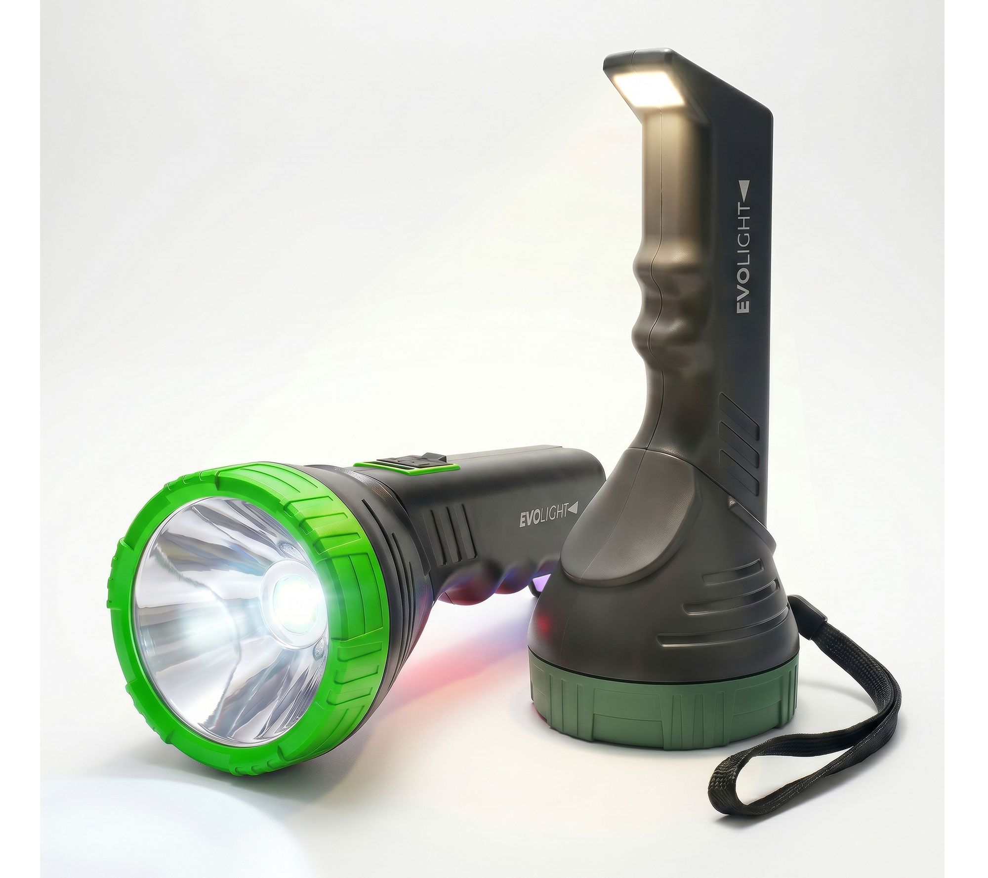 EVOLight 2.0 Set of 2 Rechargeable Flashlights w/ Power Banks