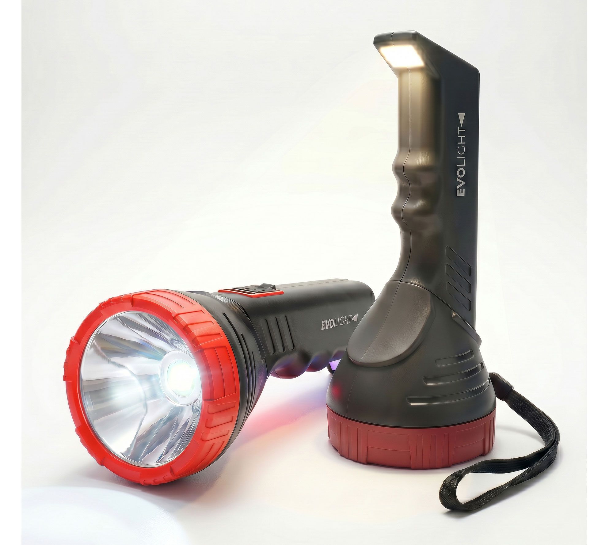 EVOLight 2.0 Set of 2 Rechargeable Flashlights w/ Power Banks