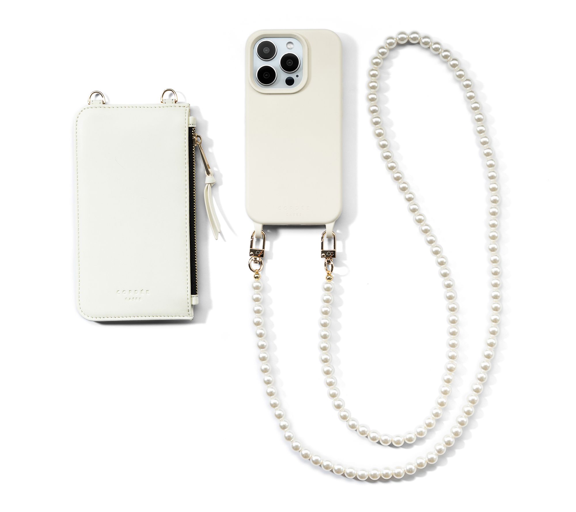 Cordee Cases Pearly 3-Piece Crossbody Phone Case Set