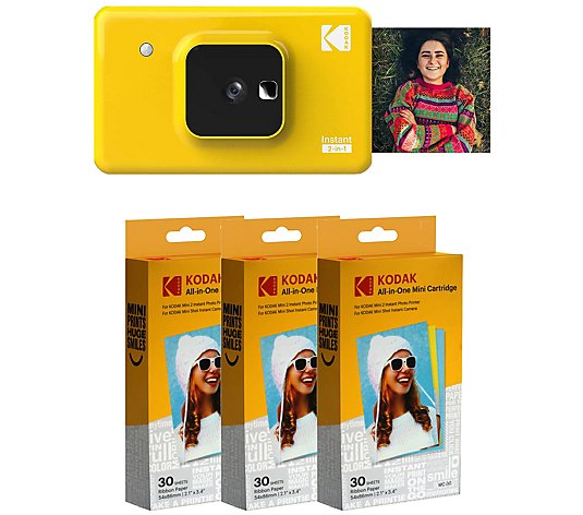 Kodak Mini Shot 2 4Pass Instant Camera & 90-Sheet Film