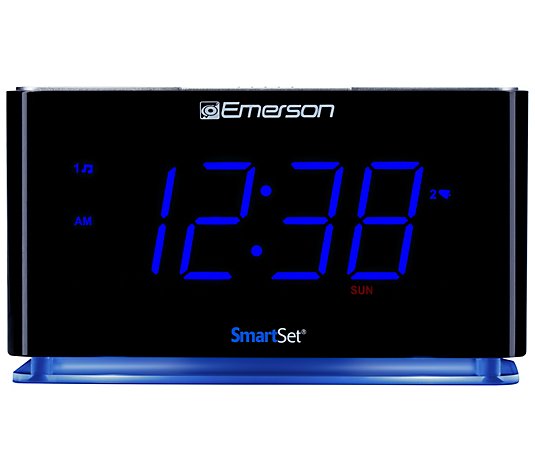 Emerson Smartset Alarm Clock Radio w/ BluetoothSpeaker