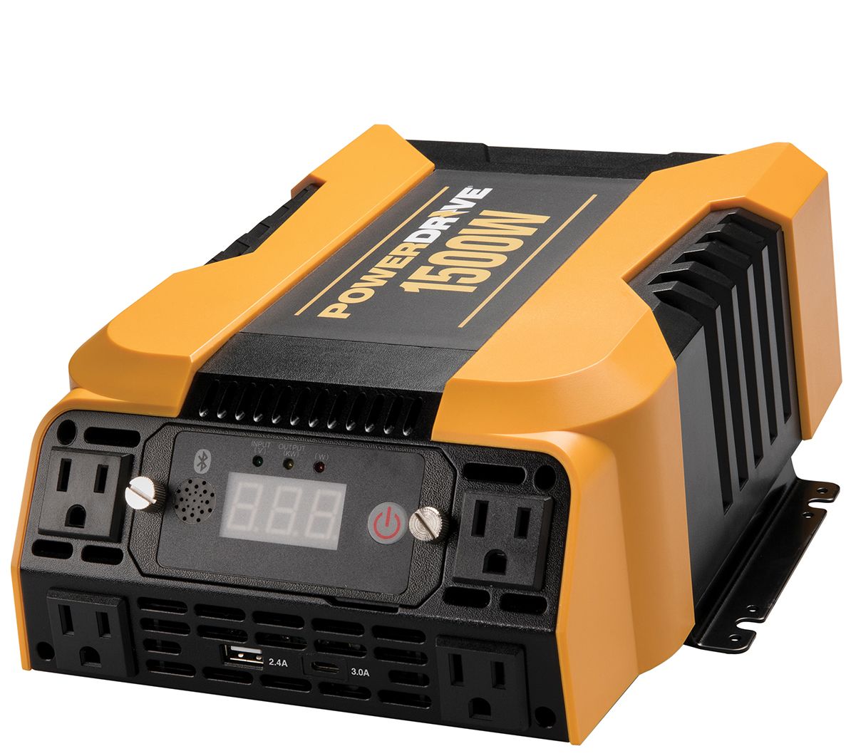 Powerdrive W Bluetooth Power Inverter W Ac Usb Ports Qvc Com