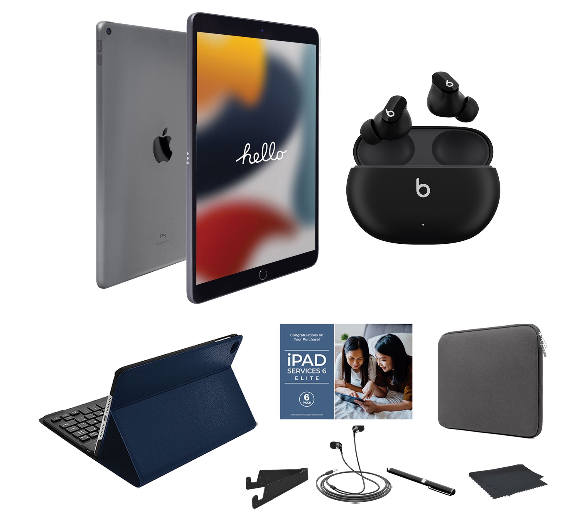 Apple iPad 10.2" 9th Gen 64GB Wifi with Beats Studio Buds