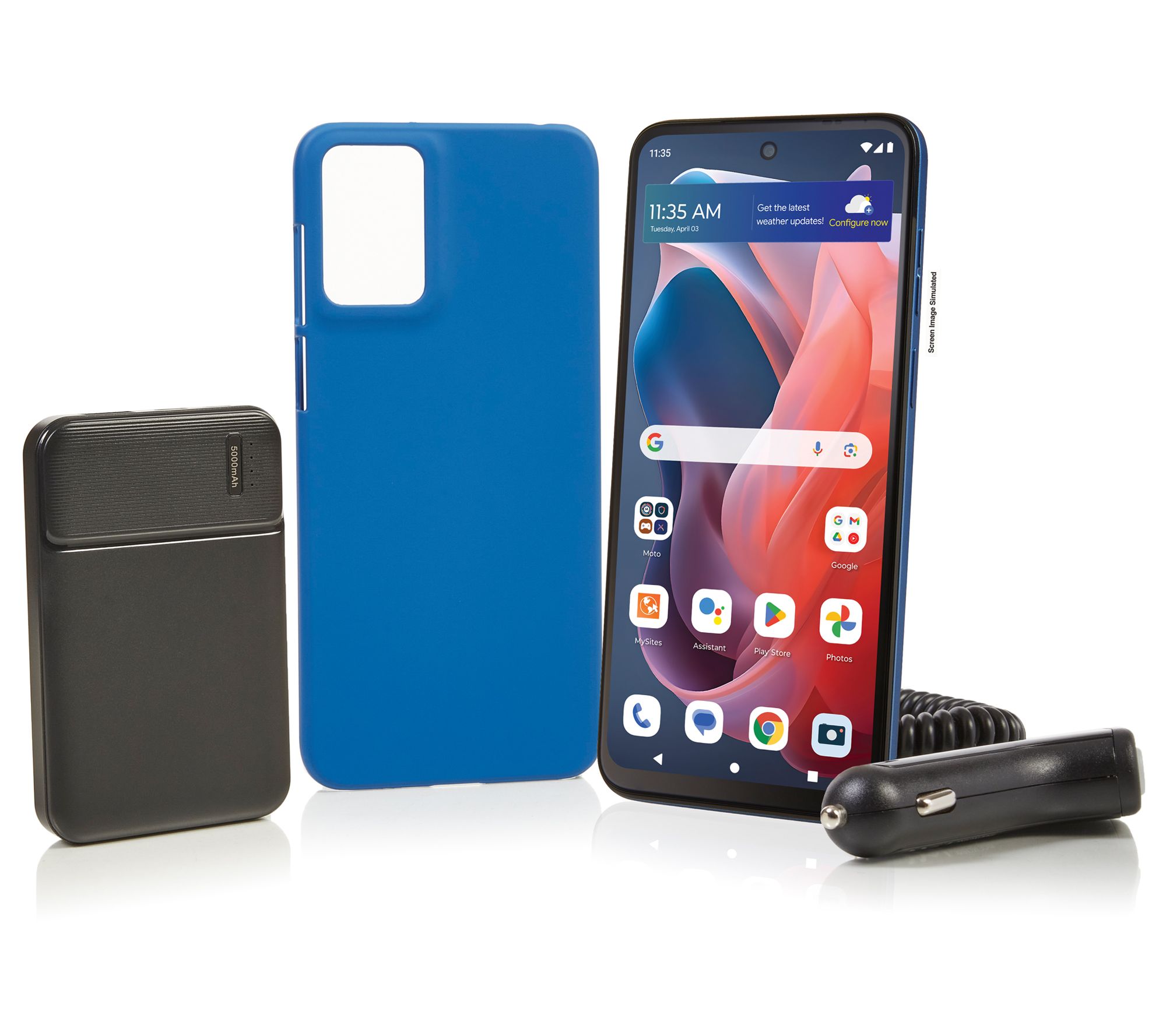 Tracfone Moto G Play 24' Phone w/ 1500 Talk, Text & Data Plan