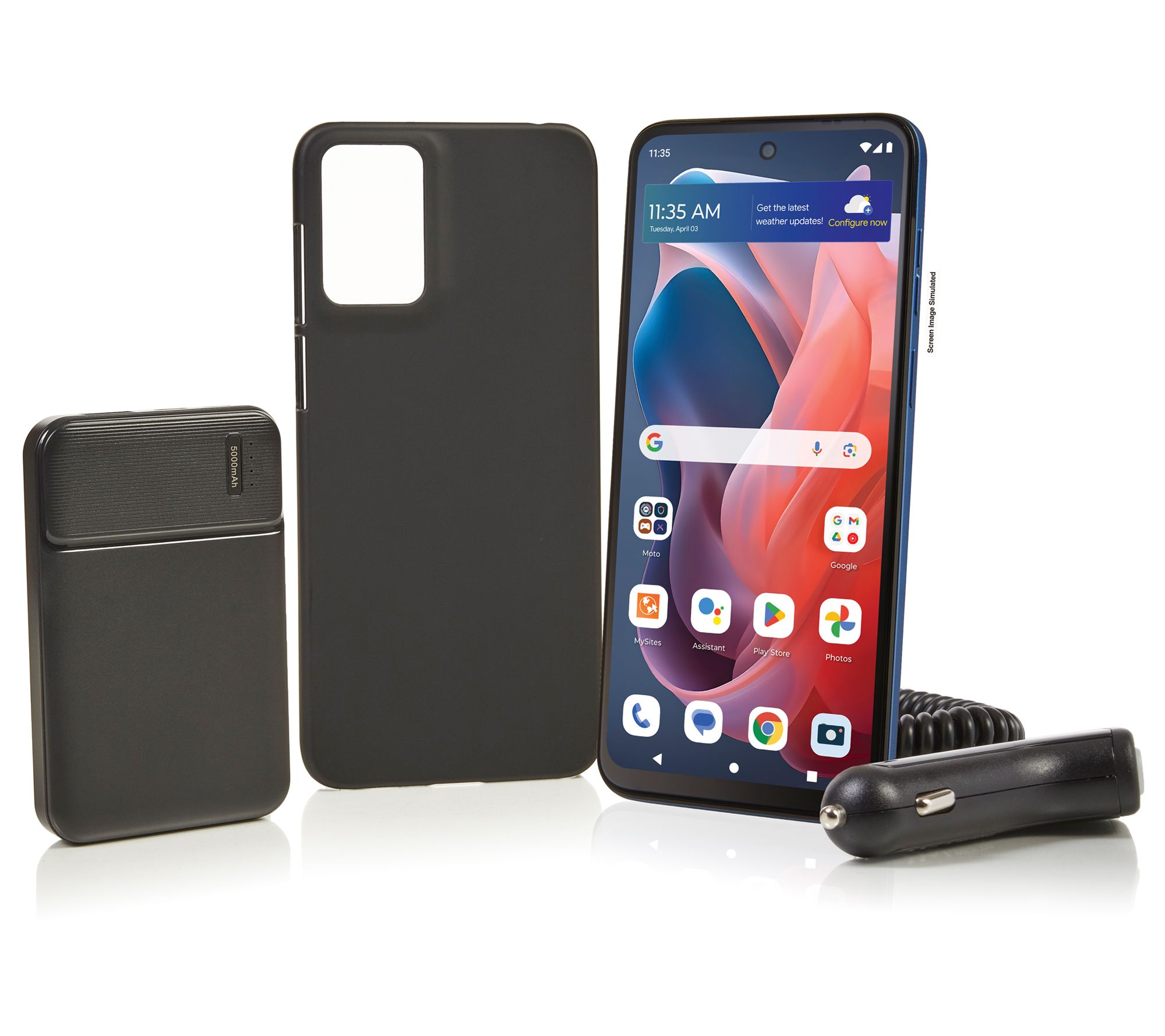 Tracfone Moto G Play 24' Phone w/ 1500 Talk, Text & Data Plan