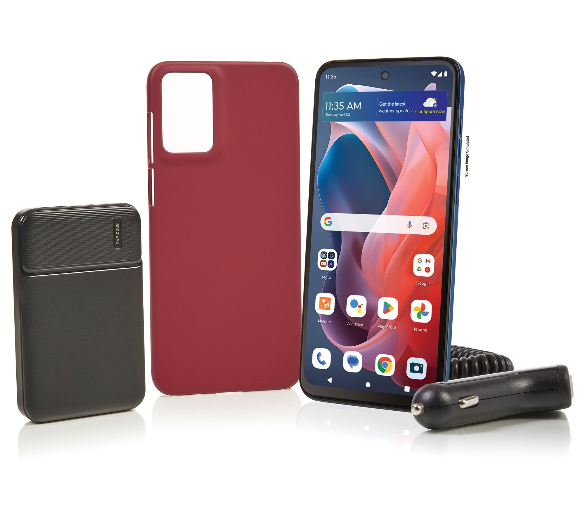 Tracfone Moto G Play 24' Phone w/ 1500 Talk, Text & Data Plan