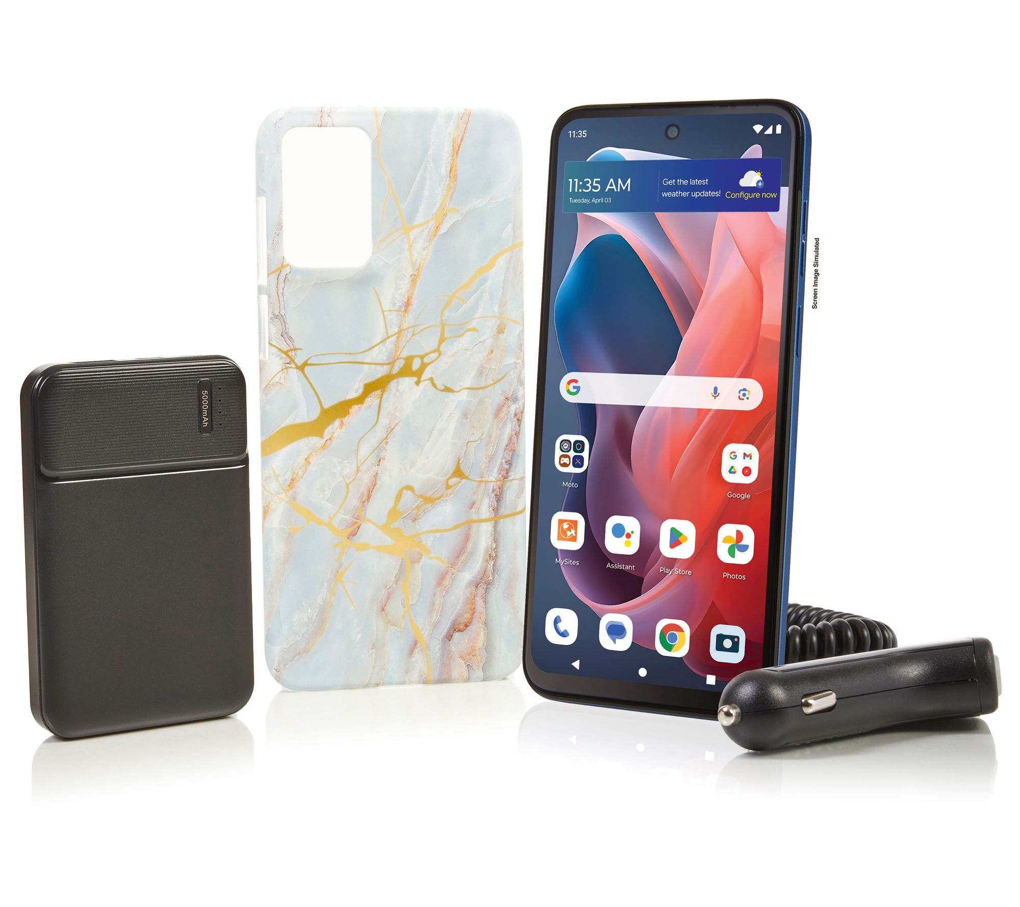 Tracfone Moto G Play 24' Phone w/ 1500 Talk, Text & Data Plan