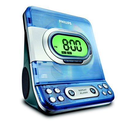 Philips AJ3977 Stereo CD Clock Radio with Digital Tuner - QVC.com