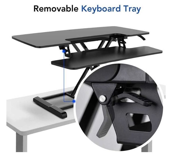 FlexiSpot 42" M7L Wide Standing Height Adjustable Desk Riser