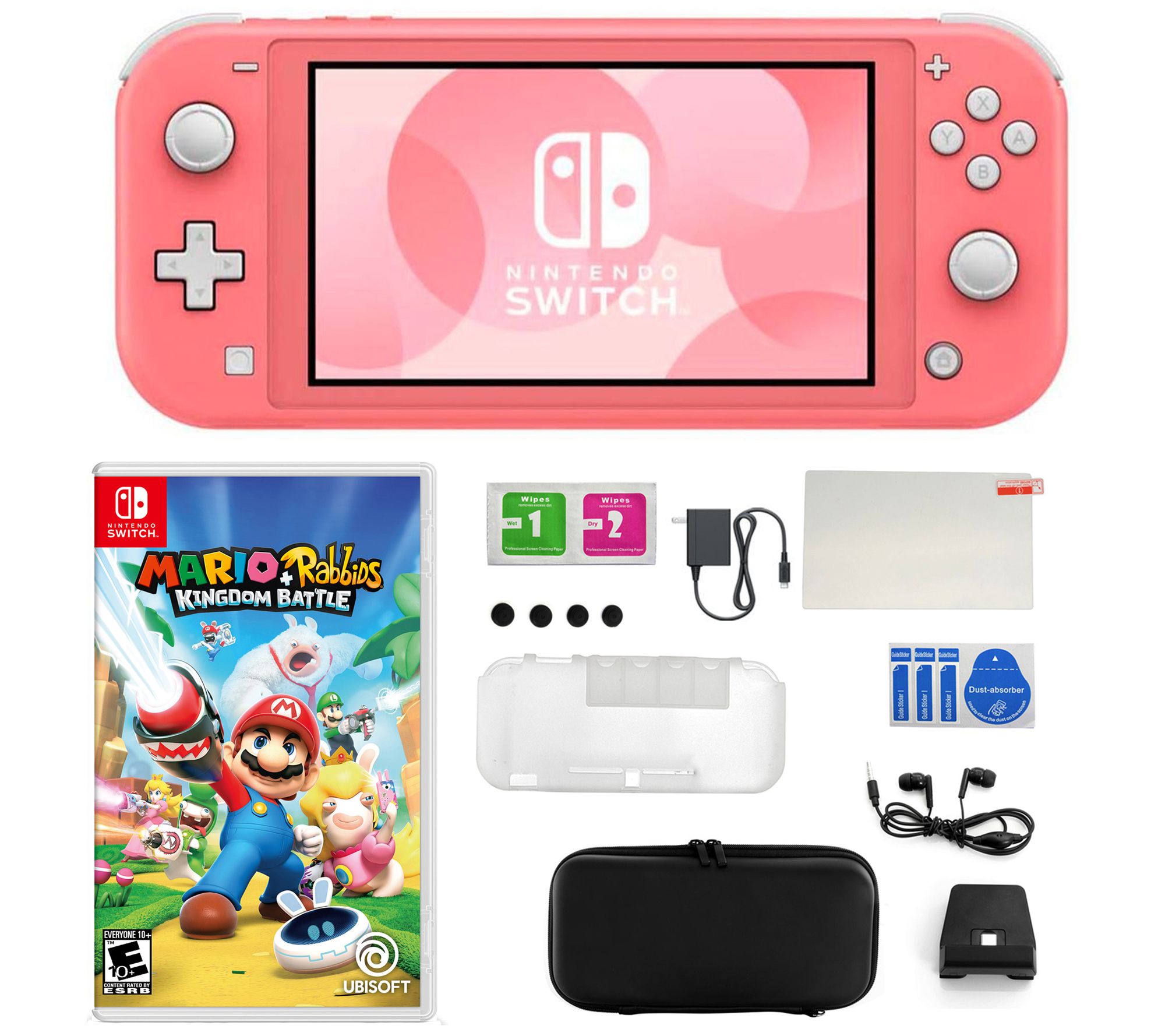 Nintendo Switch OLED White - Mario Kart 8 Deluxe - Character Group Luigi,  Peach + 128GB Card & More 