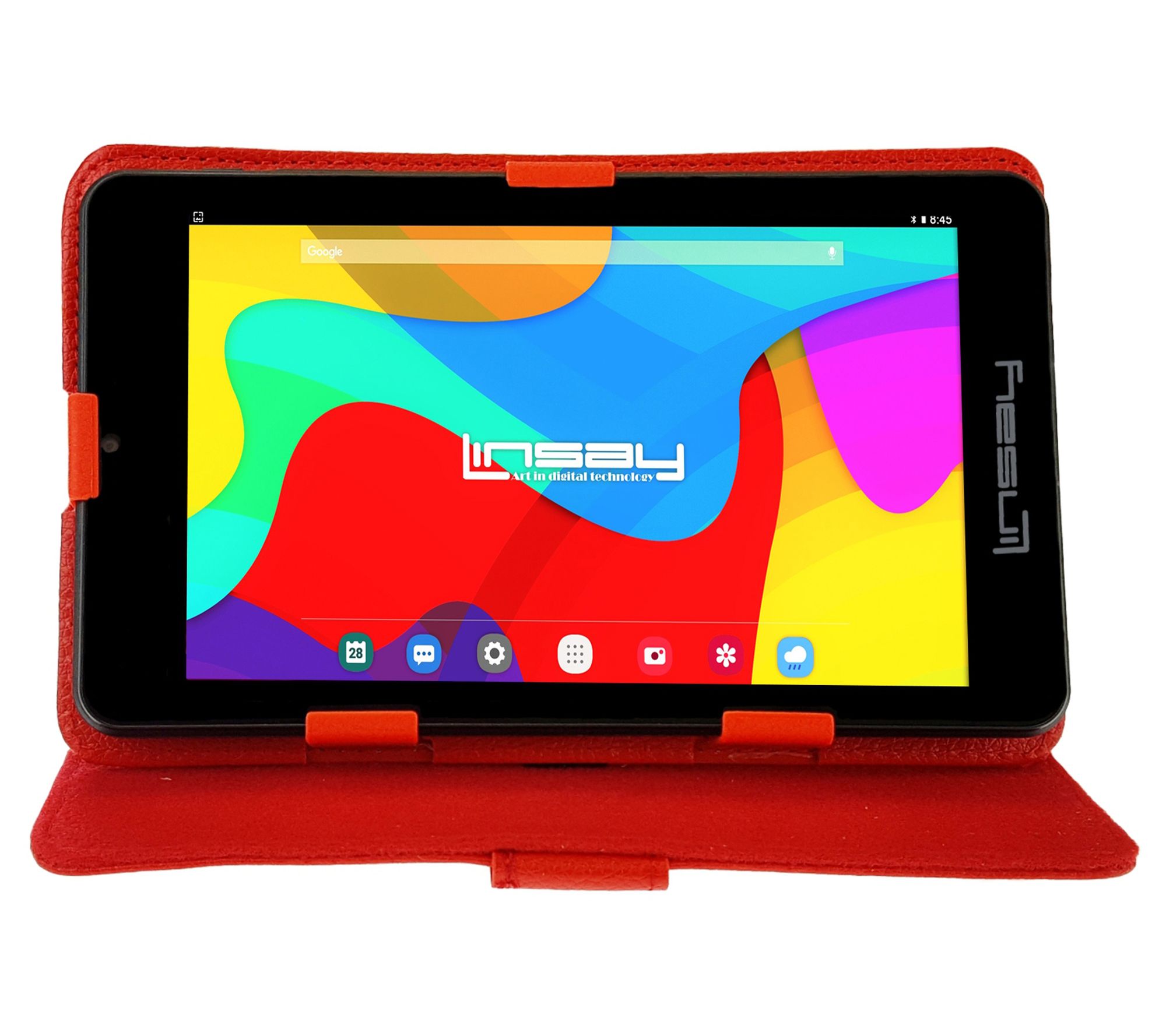 RCA Pro 14 Android Tablet. 2-in-1 with Keyboard, 3GB RAM, 128GB Storage,  Dual Cameras, Google Play (Blue Marble)