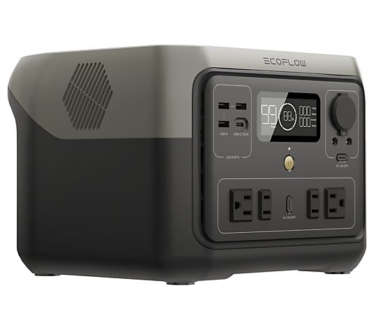 EcoFlow RIVER 2 Max 512Wh Portable Power Station with 11 Outlets 