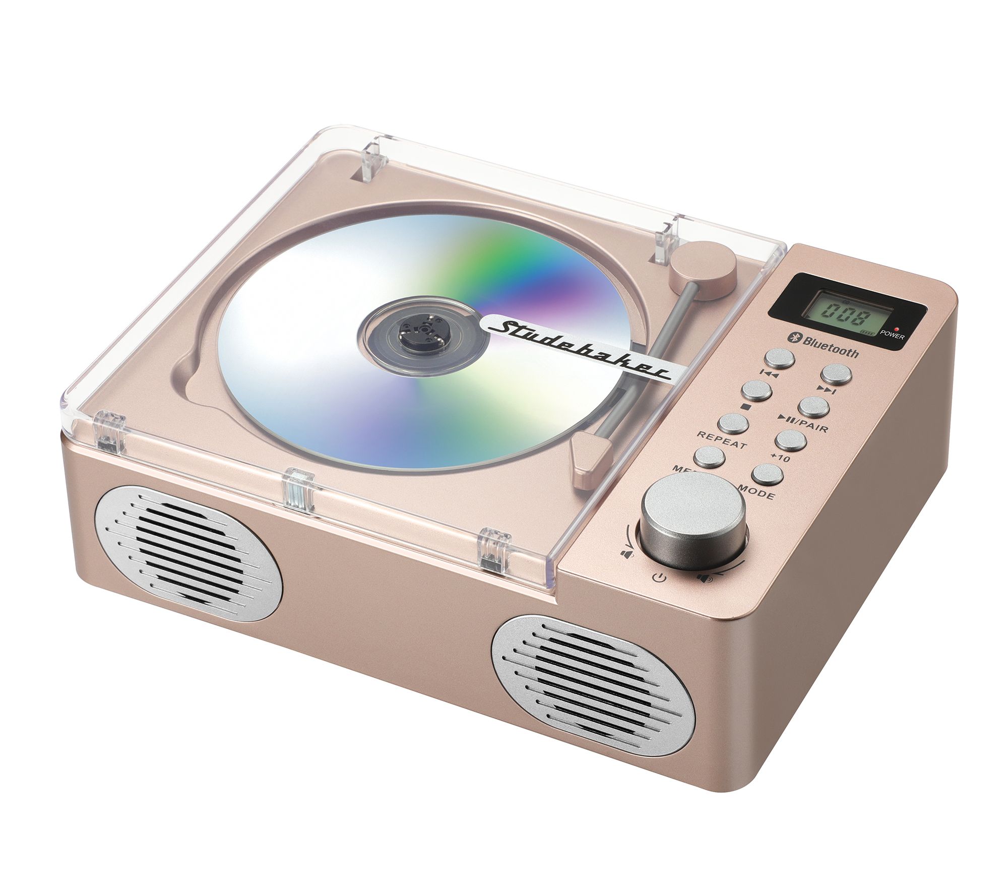 Studebaker Retro CD Player with Bluetooth and FM Radio