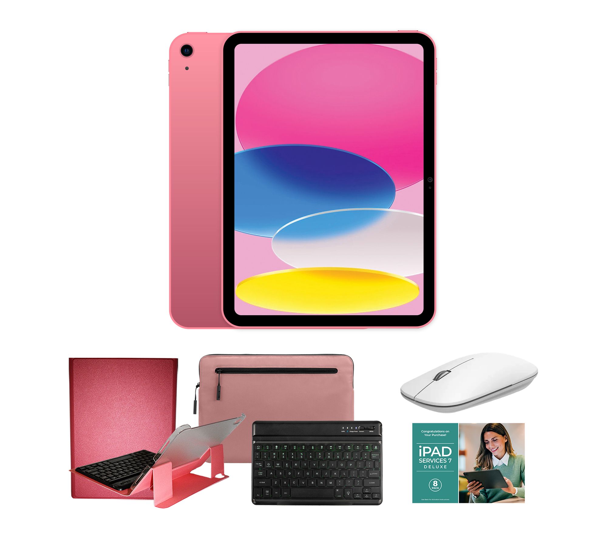 Apple iPad 11" Gen 11 128GB Wi-Fi with Portfolio Case w/ Stand & Accs