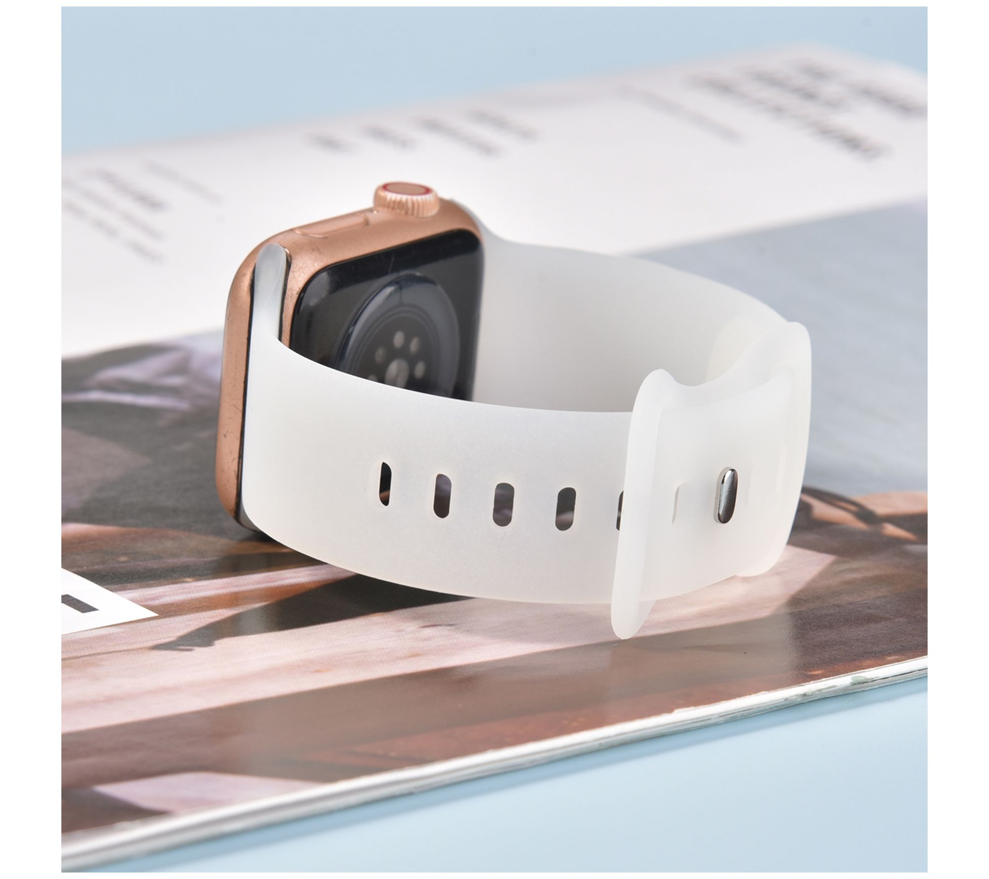WorryFree Gadgets Glow in Dark Silicone Band 38/40/41mm