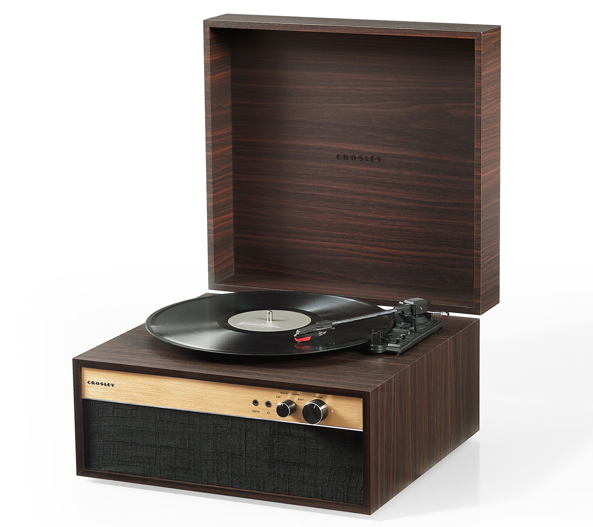 Crosley Jasper 3-Speed Turntable with Bluetooth Speaker