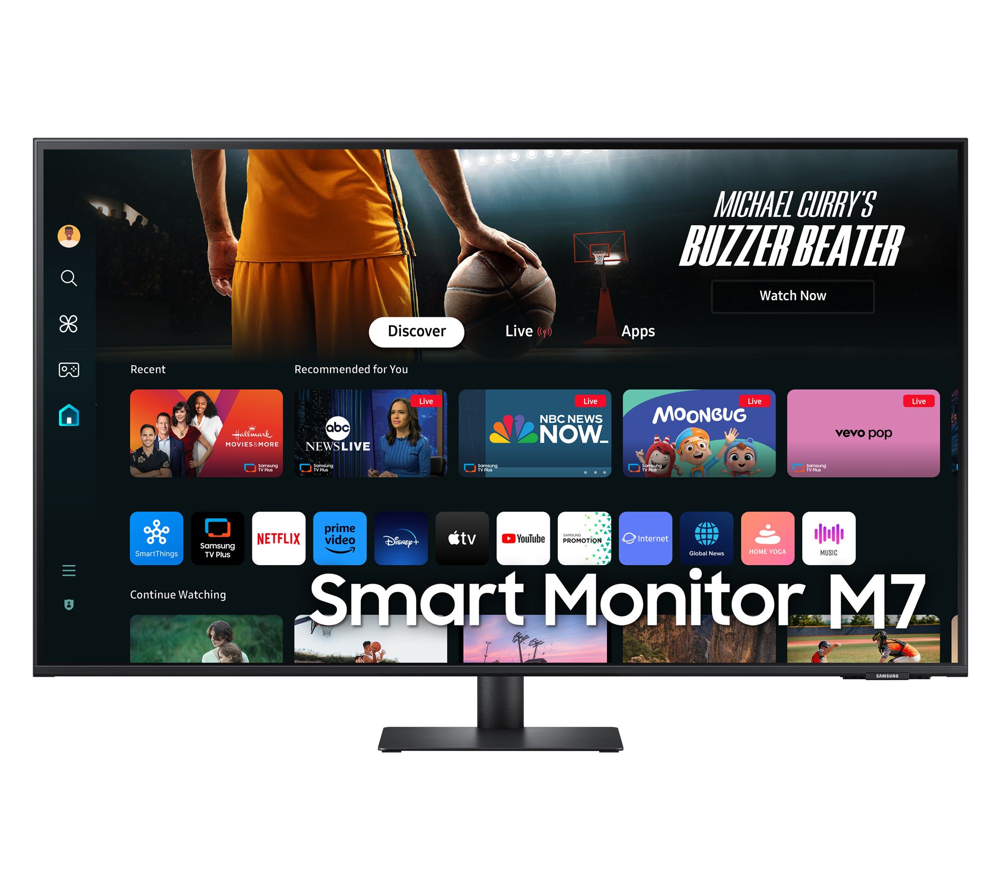 Samsung 43" 4K LED Smart Monitor with HDR 10