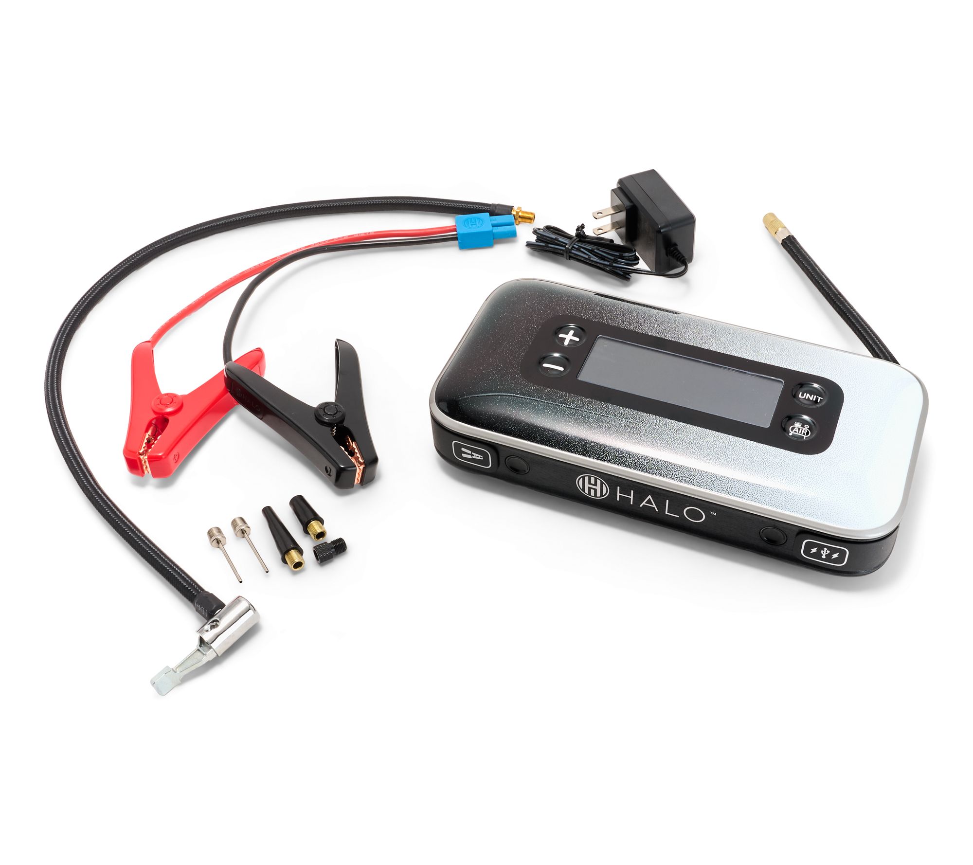  HALO Bolt Air+ Jump Starter, Air Compressor, and Charger w/ Floodlight
