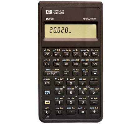 hp 20S Algebraic Scientific Calculator — QVC.com