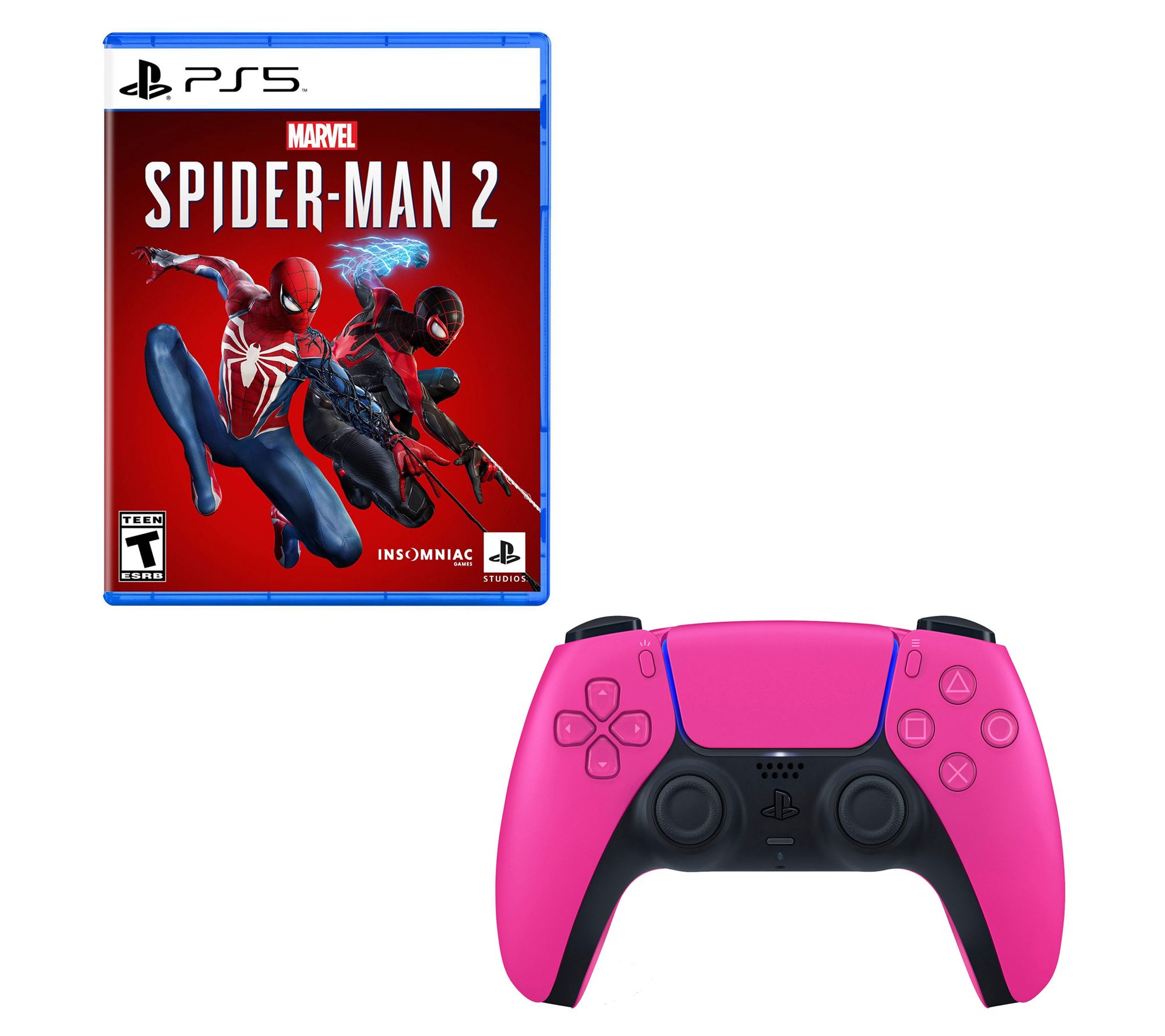PS5 Spider-Man 2 Game with DualSense Controller - QVC.com