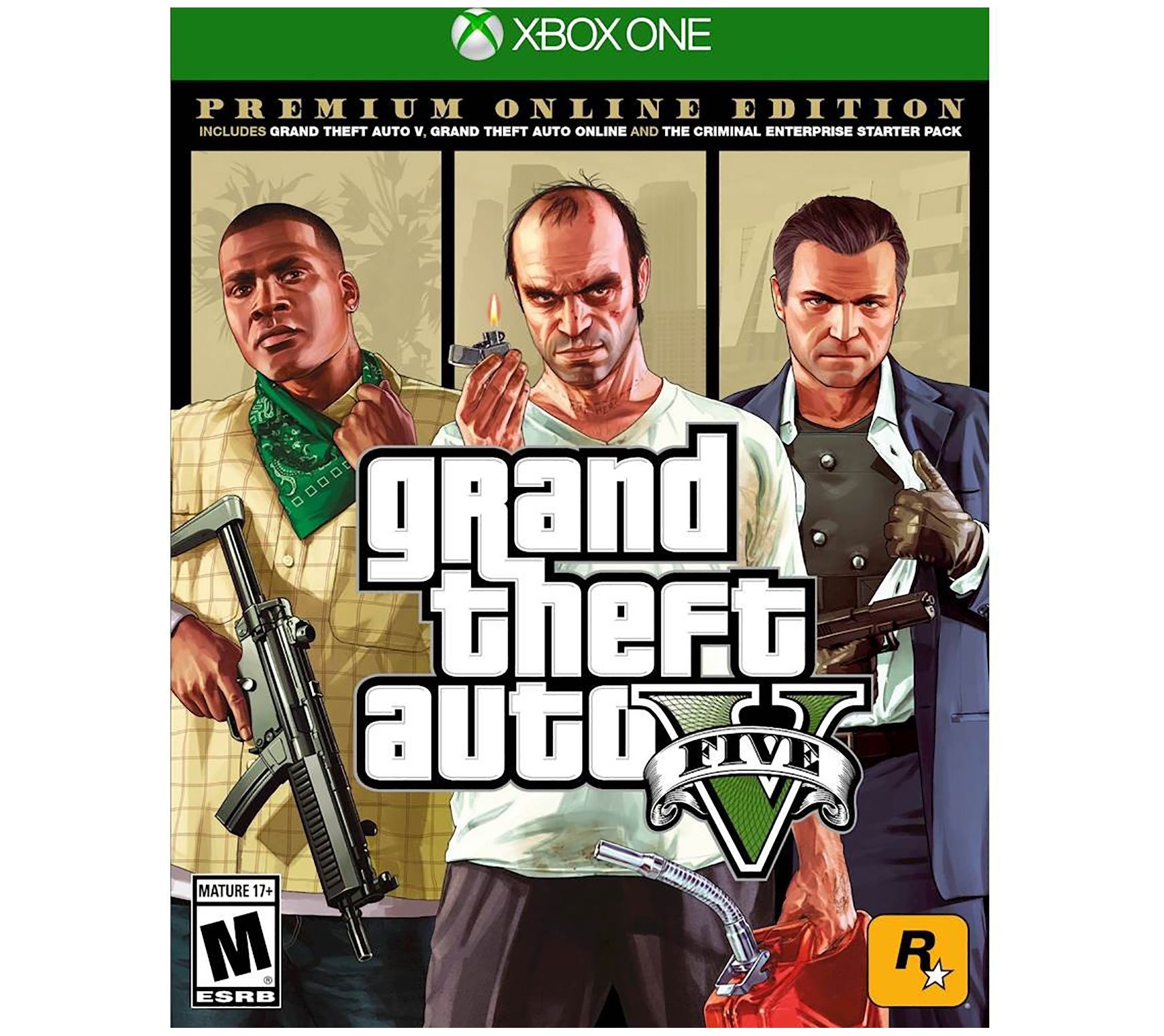 Grand Theft Auto V GTA 5 Xbox 360 - Tested - Fast Free Shipping