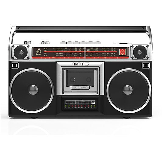 Riptunes Radio Cassette Stereo Boombox withBluetooth