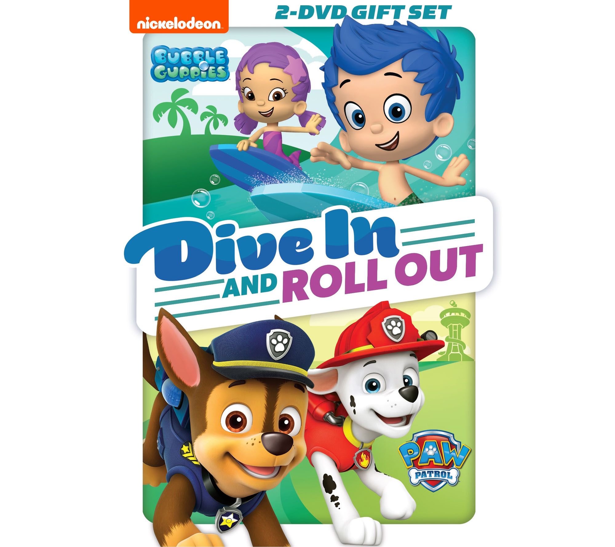 PAW Patrol/Bubble Guppies: Dive In And Roll Out - QVC.com