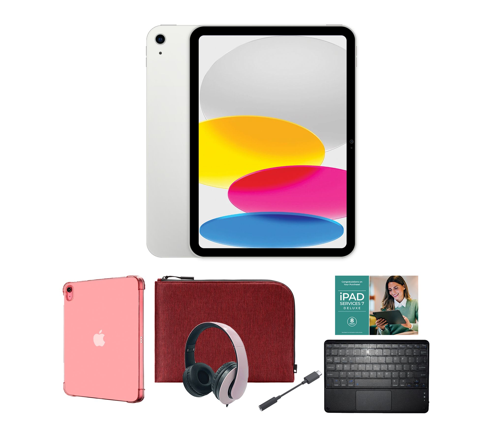 Apple iPad 11" 11th Gen 128GB w/ TPU Case, Keyboard & Accessories