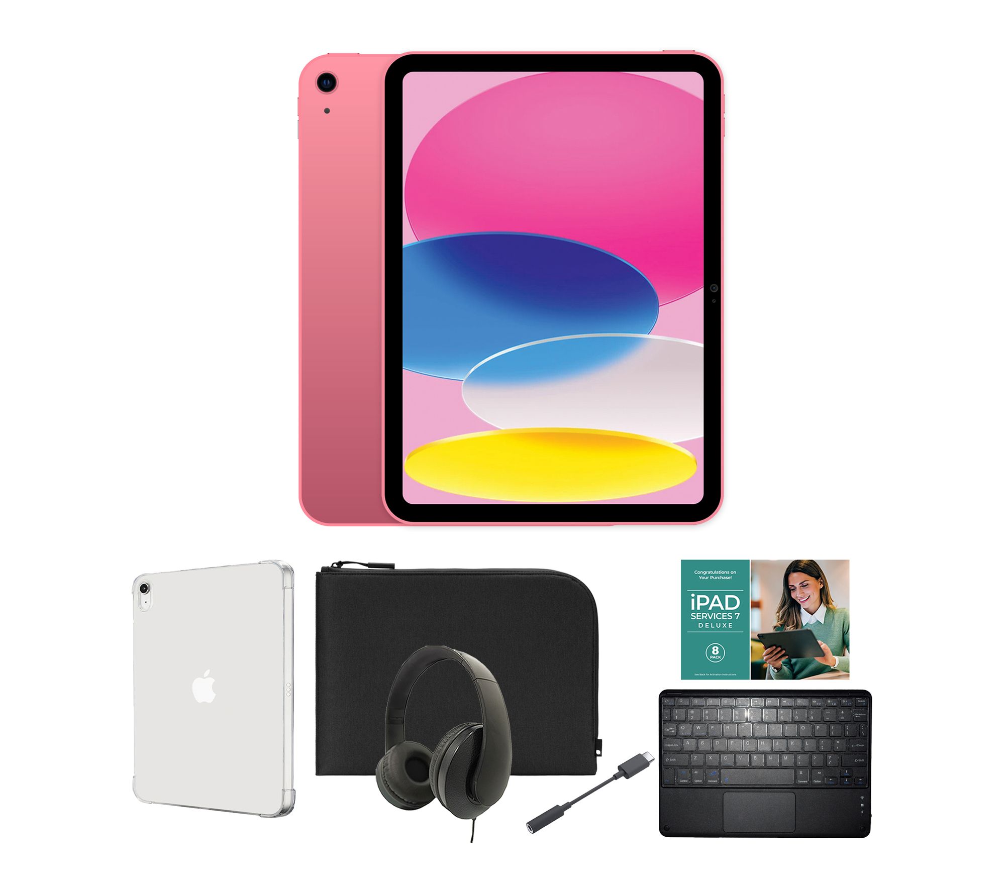 Apple iPad 11" 11th Gen 128GB w/ TPU Case, Keyboard & Accessories