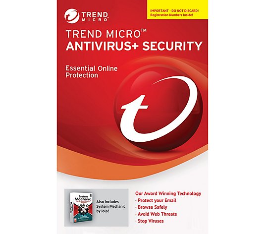 Trend Micro 1-User, 7-Year with System Mechanic