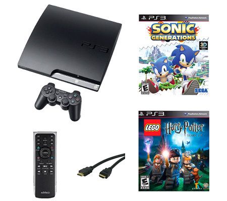 PS3 160GB with Sonic Generations, Lego Harry Potter & More - QVC.com