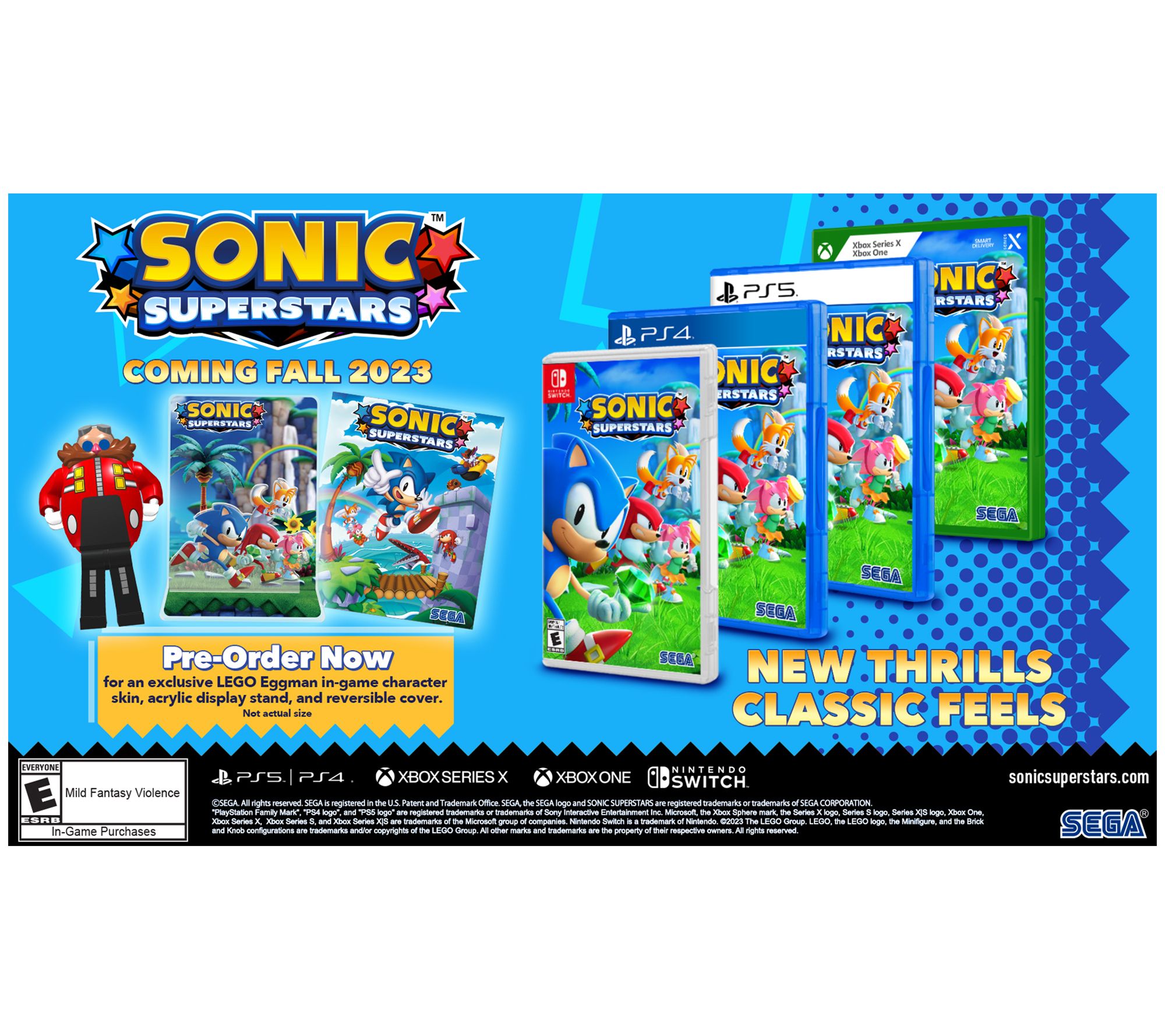 Sonic Superstars available now for Nintendo Switch
