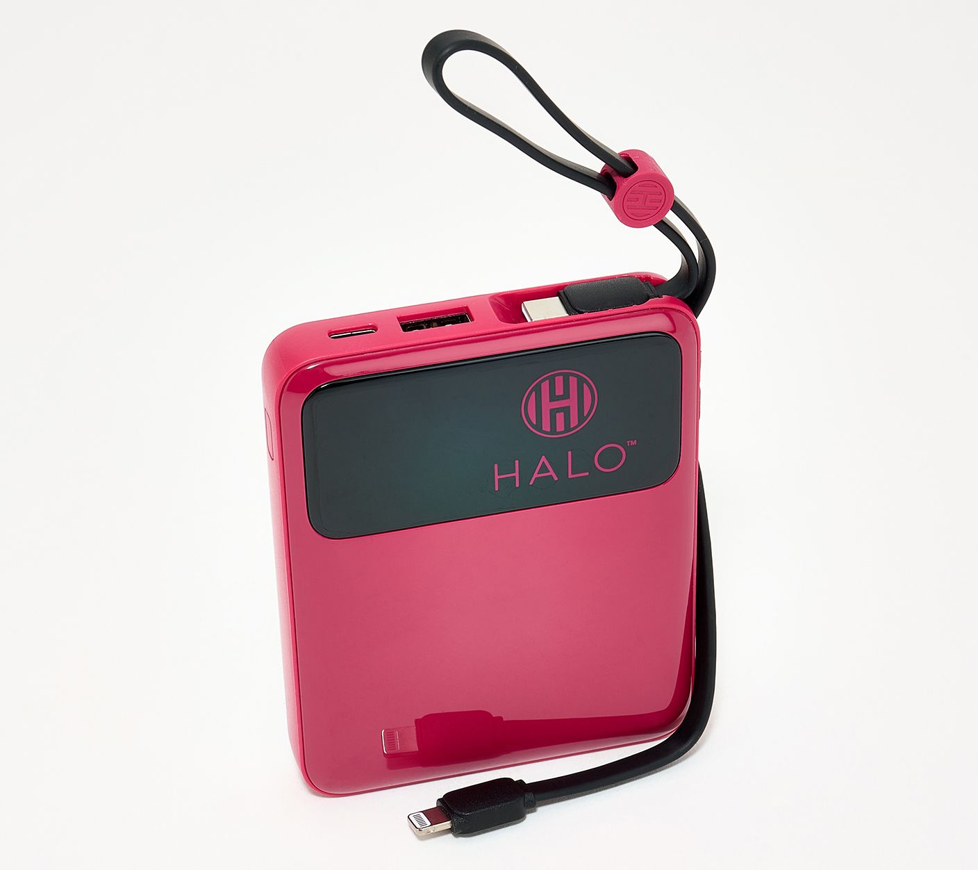 HALO 5,000mAh Power Bank w/ Built-In Cables