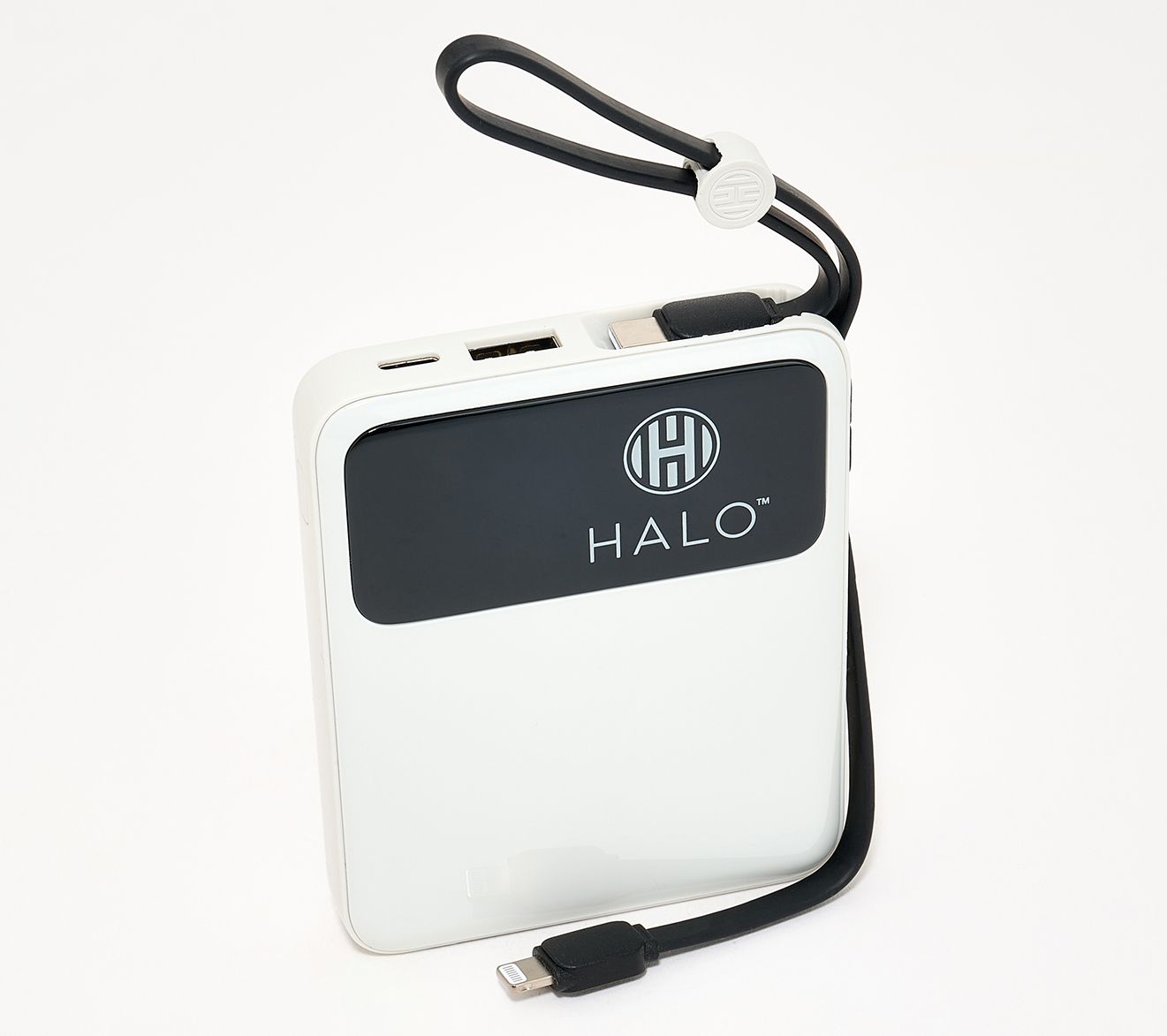 HALO 5,000mAh Power Bank w/ Built-In Cables