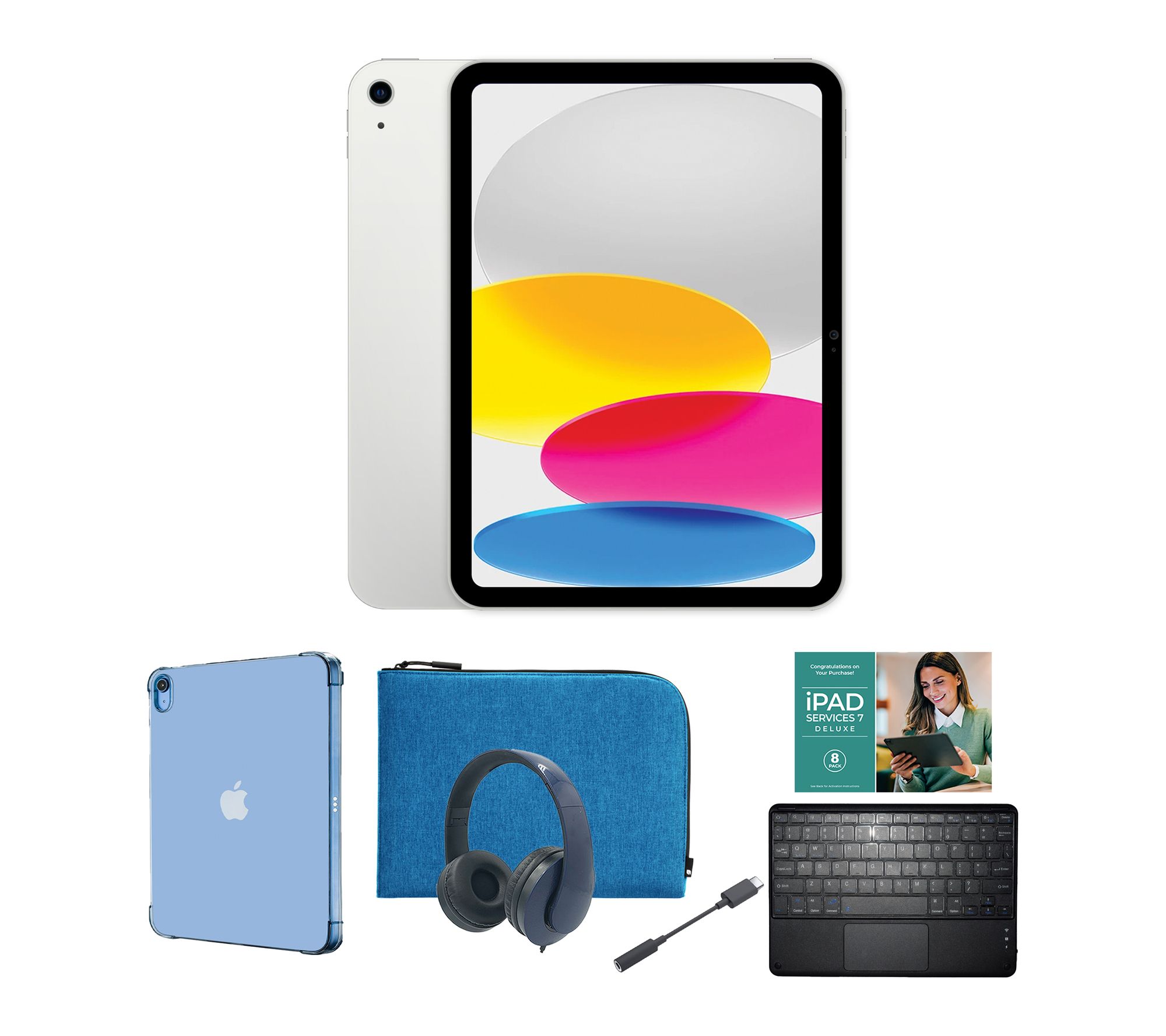  Apple iPad 11" 11th Gen 256GB w/ TPU Case, Keyboard & Accessories