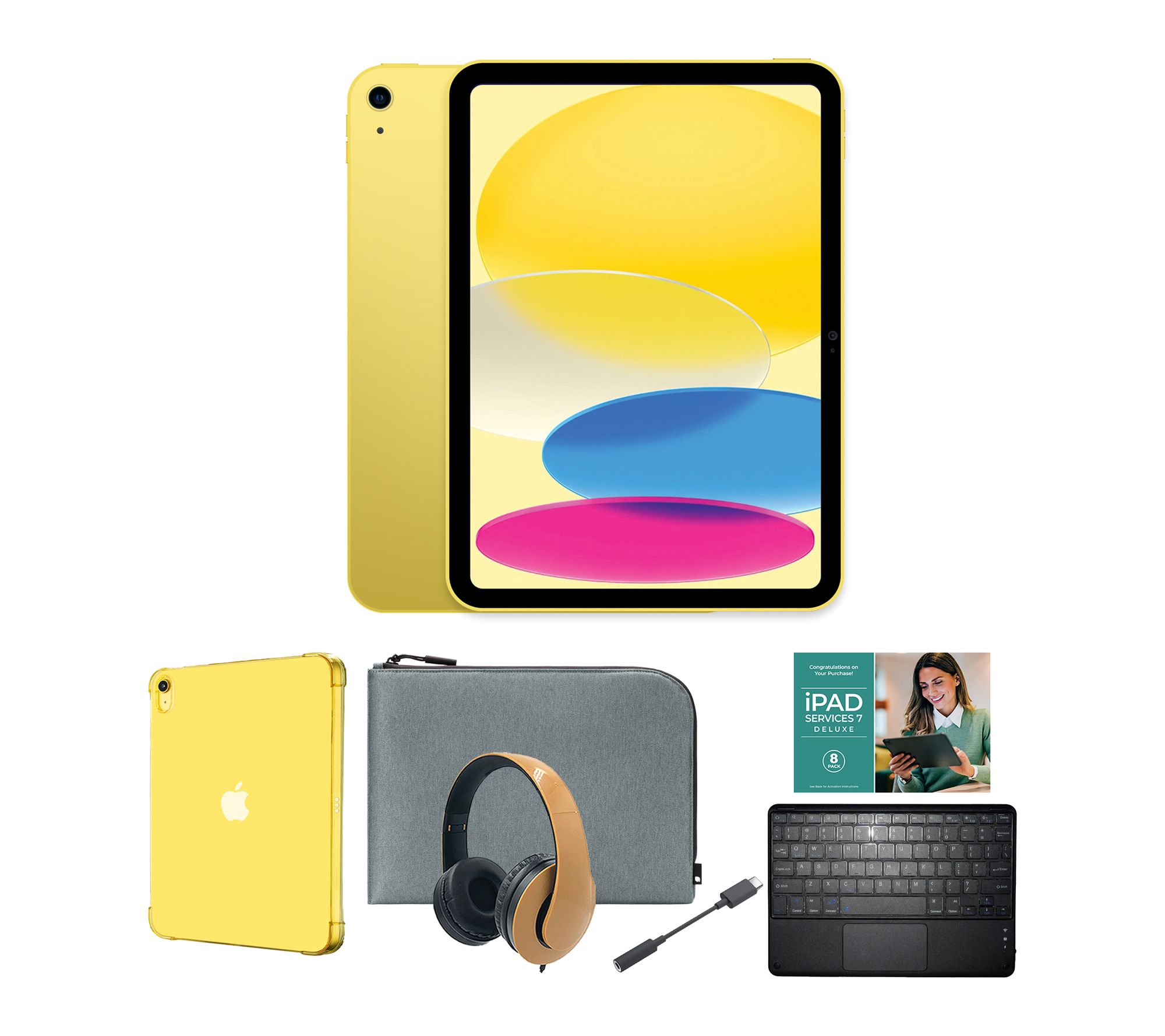 Apple iPad 11" 11th Gen 256GB w/ TPU Case, Keyboard & Accessories