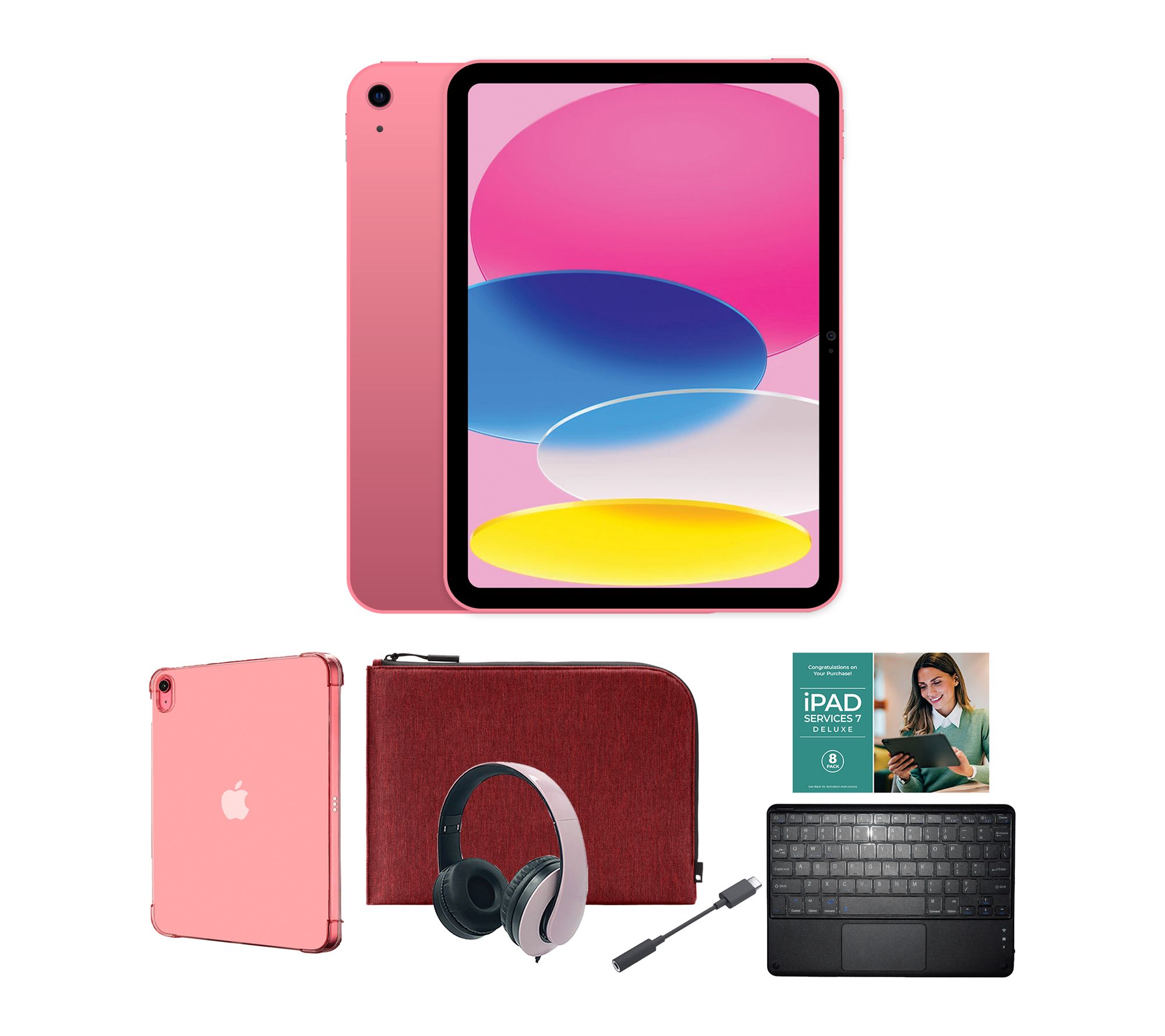 Apple iPad 11" 11th Gen 256GB w/ TPU Case, Keyboard & Accessories