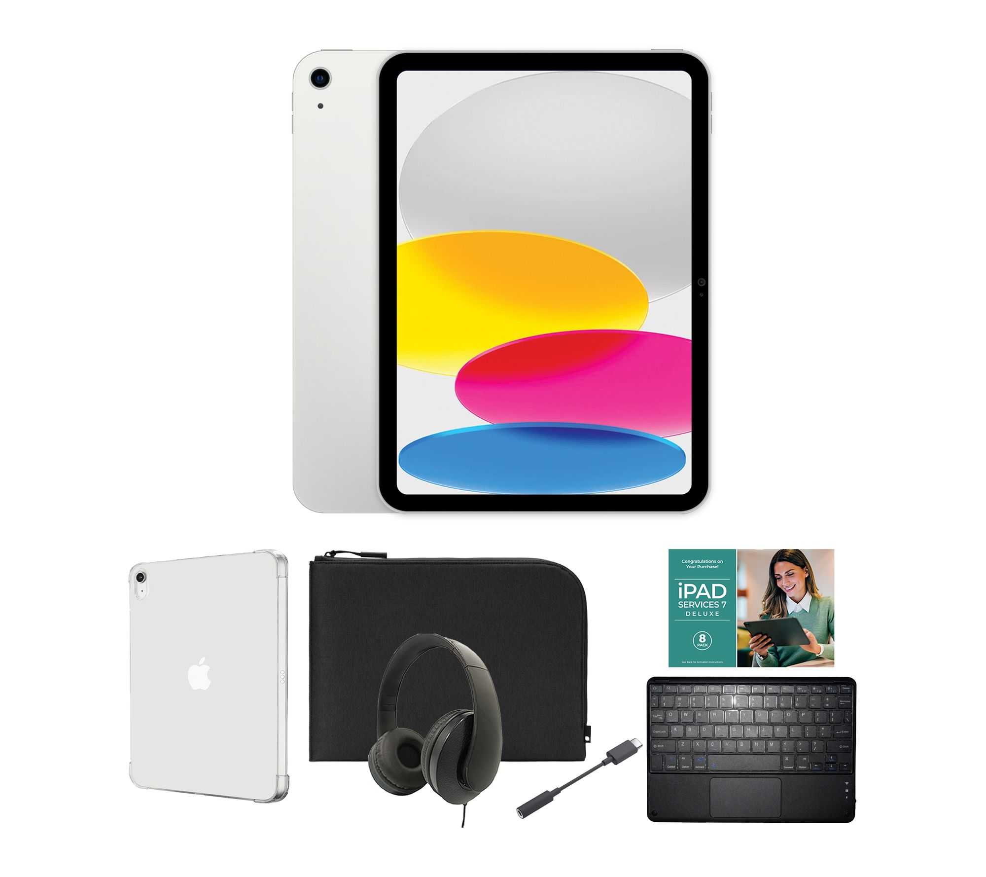 Apple iPad 11" 11th Gen 256GB w/ TPU Case, Keyboard & Accessories