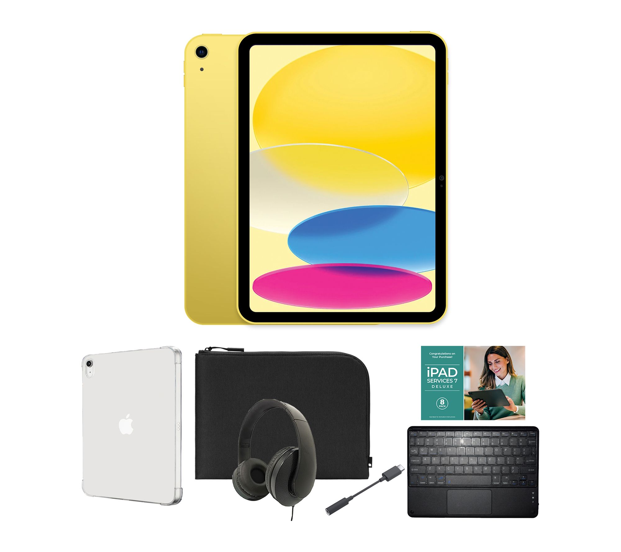 Apple iPad 11" 11th Gen 256GB w/ TPU Case, Keyboard & Accessories