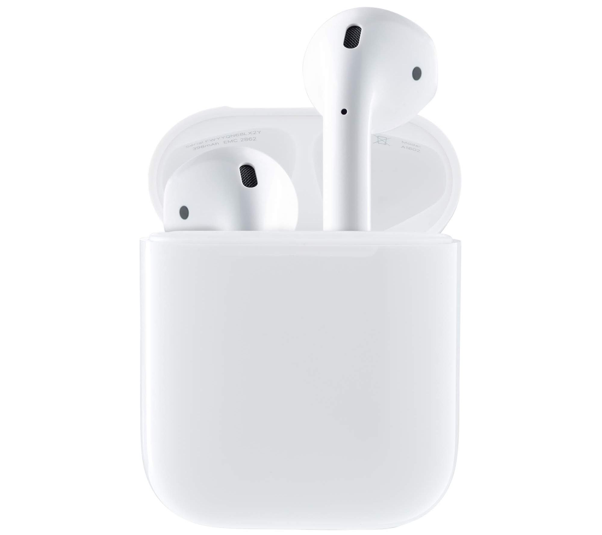 Creep To seek refuge lack Apple Airpods with Wired Charging Case, Voucher & Accessories - QVC.com