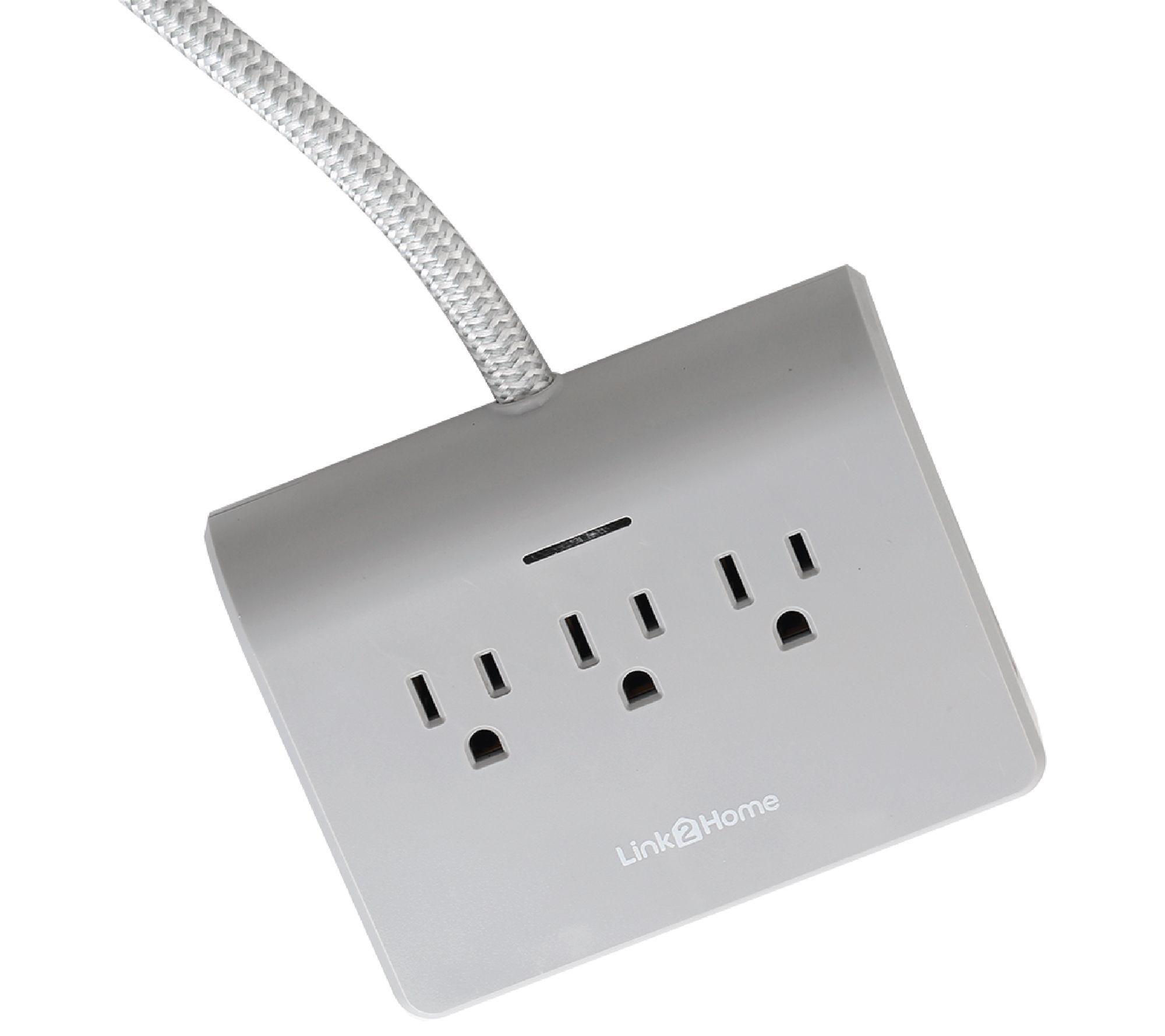 Link2Home Power Strip Dock - Gray/White