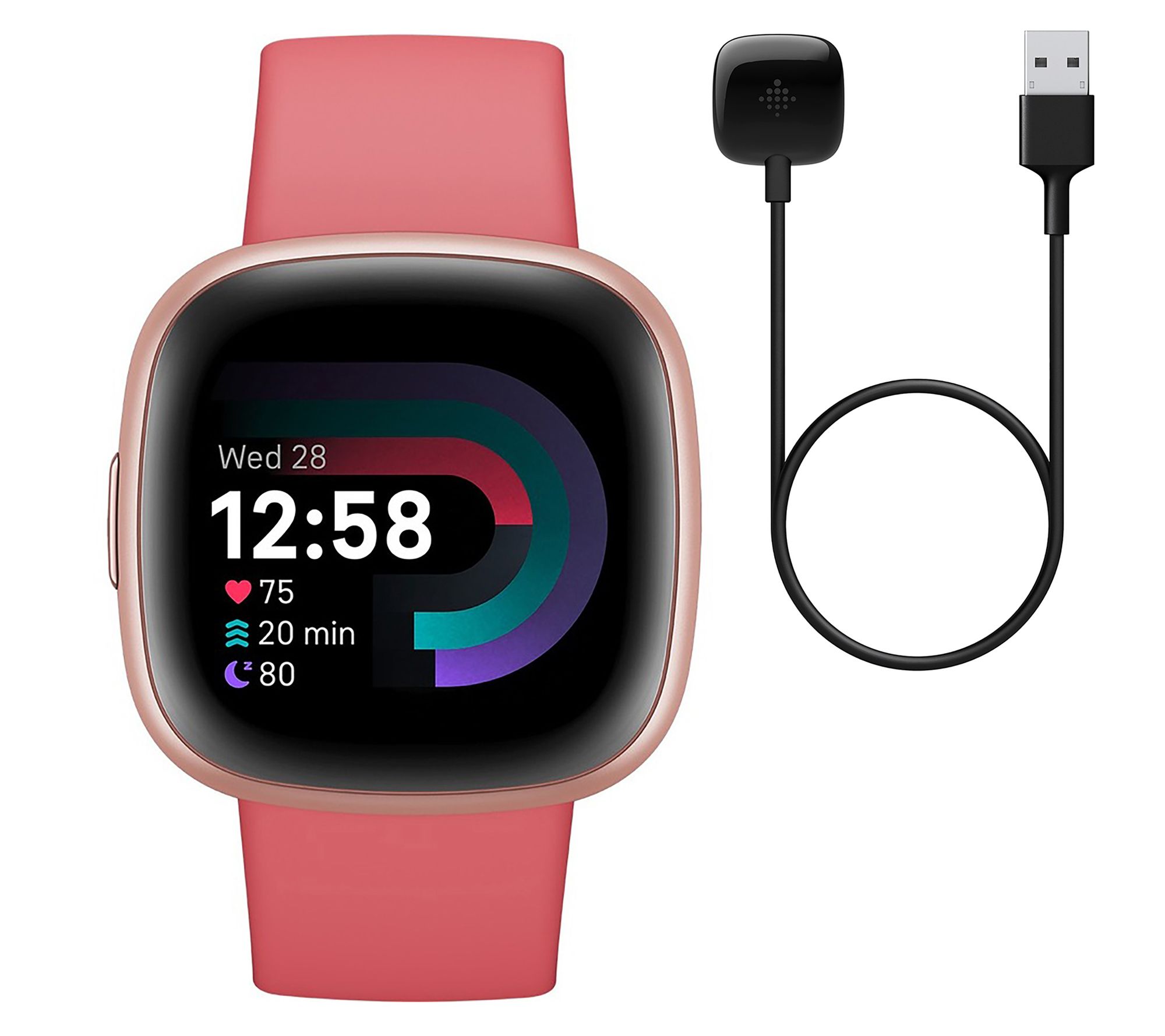 Fitbit Versa 4 Bundle with Extra Charger Band