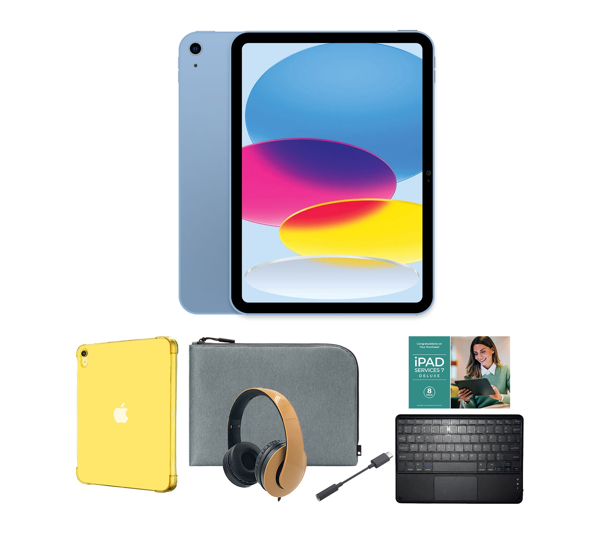 Apple iPad 11" 11th Gen 512GB w/ TPU Case, Keyboard & Accessories