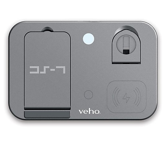 Veho DS-7 Qi Wireless Multi-Charging Station w/LED Night Ligh