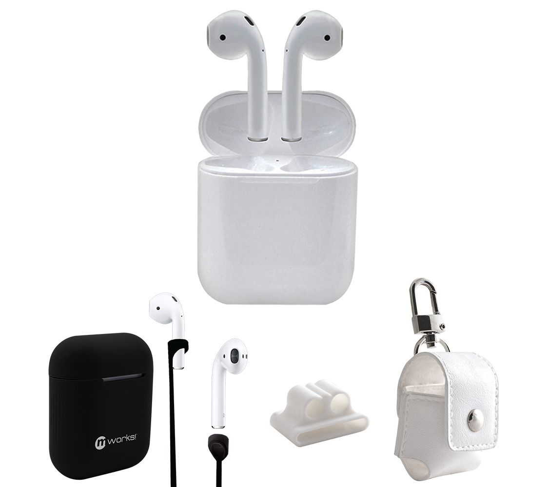 Apple AirPods 2nd Generation with Charging Case& Accessories